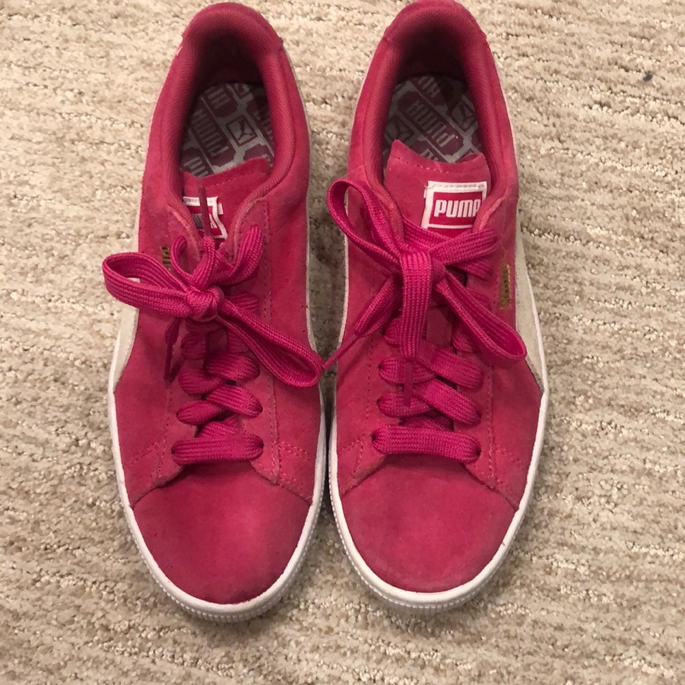 Pink Puma Shoes